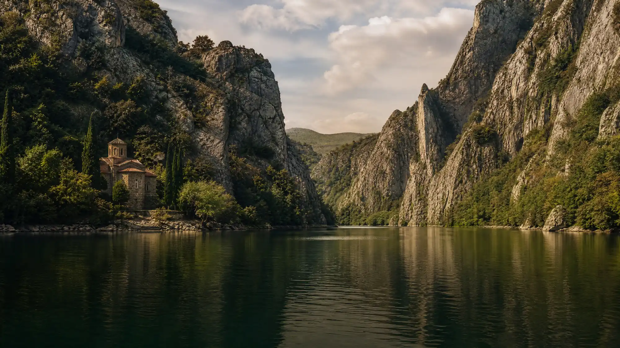 Explore this deep limestone gorge 15 kilometers from Skopje. Hike the cliff trails, rent kayaks, and take a wooden boat to Vrelo Cave.