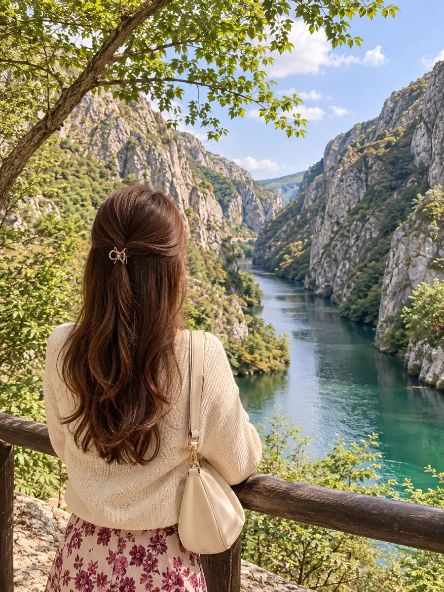 View at Matka Canyon